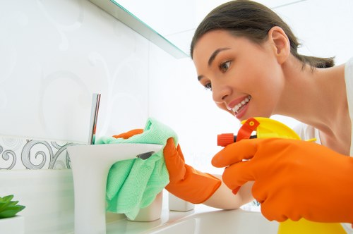 Clean and refreshed business interior maintained by Earlscourt Cleaners