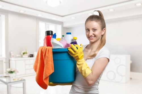 Bedroom and hallway cleaning for end of tenancy in Earlscourt